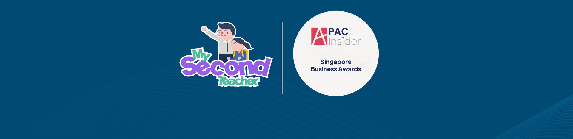 mySecondTeacher recognised as “Best eLearning Technology Company – APAC” in the 2023 Singapore Business Award Winners