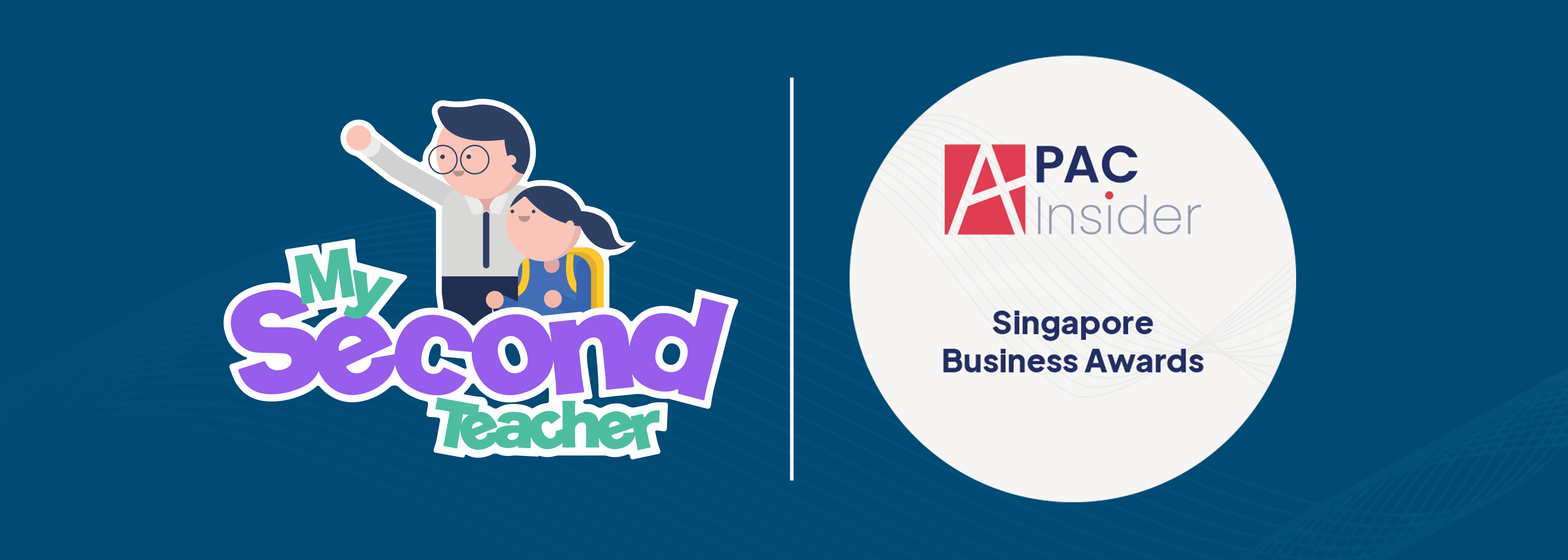 mySecondTeacher recognised as “Best eLearning Technology Company – APAC” in the 2023 Singapore Business Award Winners