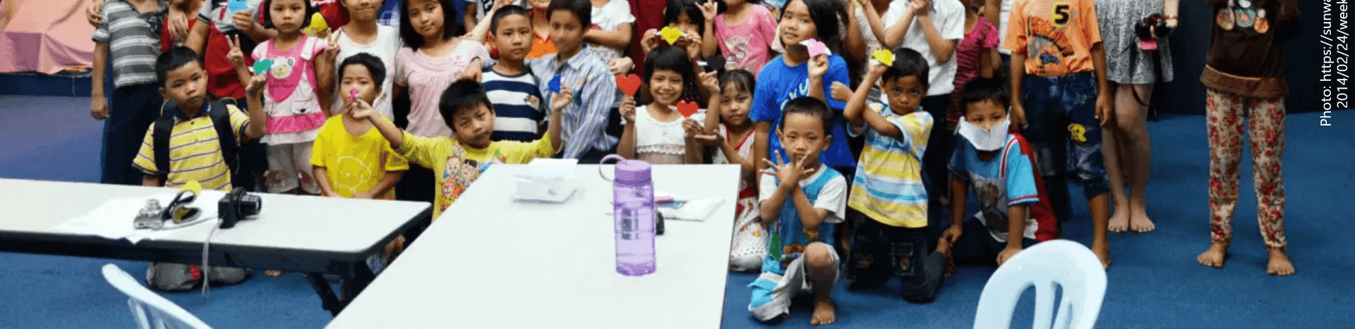 Refugee Children in Malaysia learning via mySecondTeacher(MST)