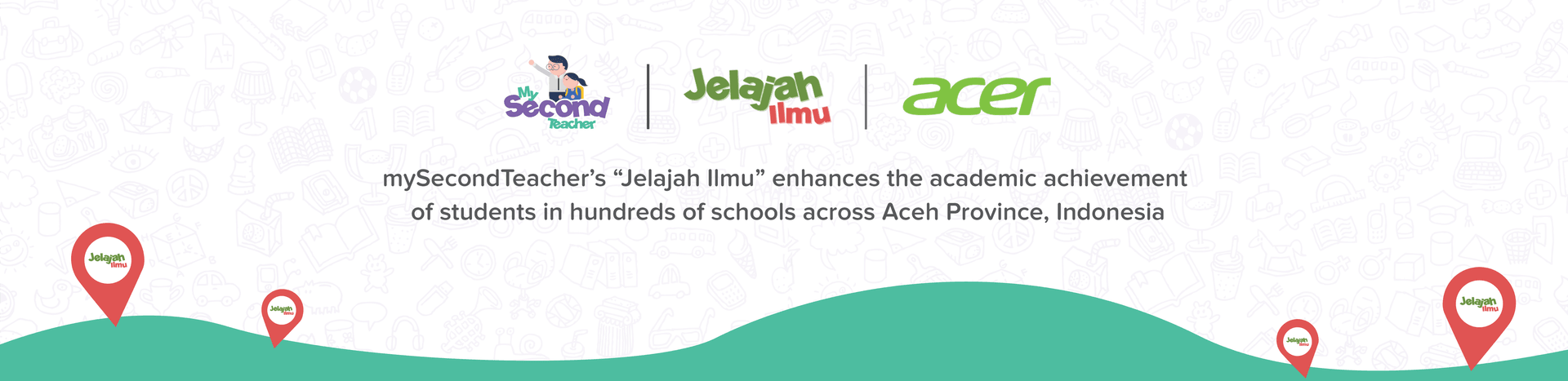 mySecondTeacher’s “Jelajah Ilmu” enhances the academic achievement of students in hundreds of schools across Aceh Province, Indonesia